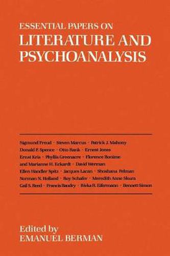 Cover image for Essential Papers on Literature and Psychoanalysis