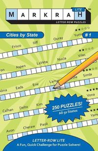 Cover image for Markrah Letter-Row Puzzles Lite Cities by State #1