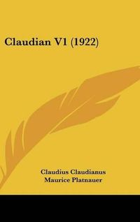 Cover image for Claudian V1 (1922)