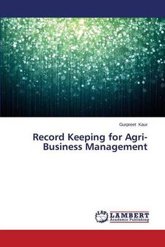 Cover image for Record Keeping for Agri-Business Management