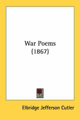 Cover image for War Poems (1867)