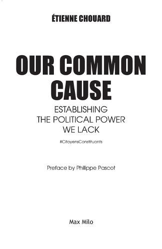 Cover image for Our common cause