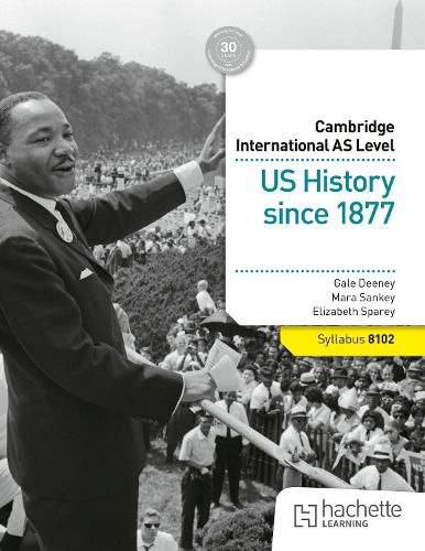 Cover image for Cambridge International AS Level: US History since 1877