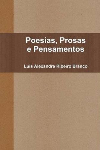 Cover image for Poesias, Prosas e Pensamentos