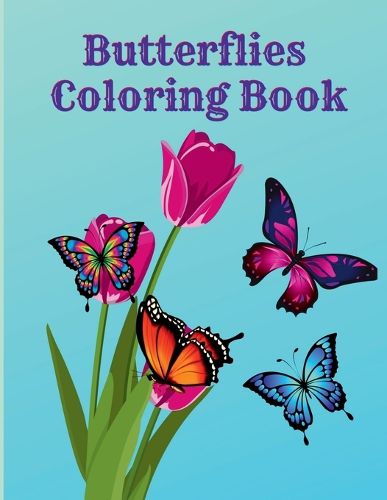 Cover image for Butterflies Coloring Book