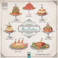 Cover image for Bodleian Libraries: Mrs Beeton's Classic Dishes Wall Calendar 2025 (Art Calendar)