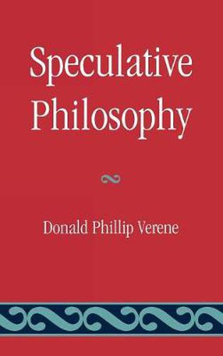 Cover image for Speculative Philosophy