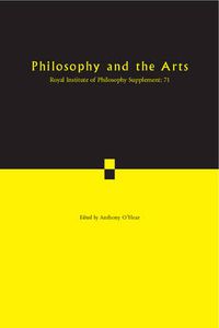 Cover image for Philosophy and the Arts