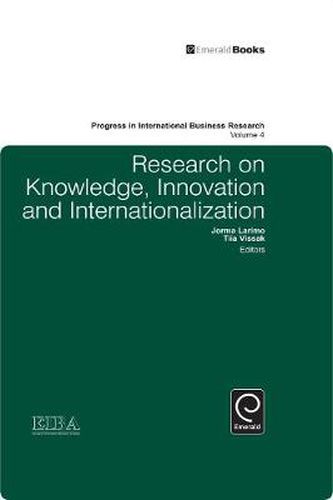 Cover image for Research on Knowledge, Innovation and Internationalization