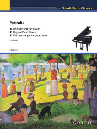 Cover image for Portraits: 45 Original Piano Pieces Piano Solo