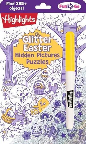 Cover image for Glitter Easter Hidden Pictures Puzzles