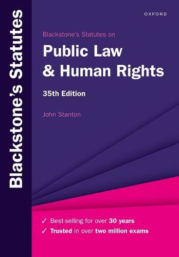 Cover image for Blackstone's Statutes on Public Law & Human Rights