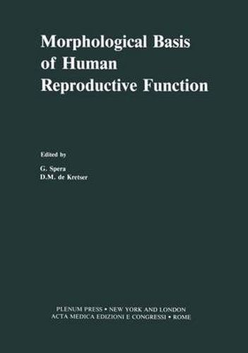 Cover image for Morphological Basis of Human Reproductive Function