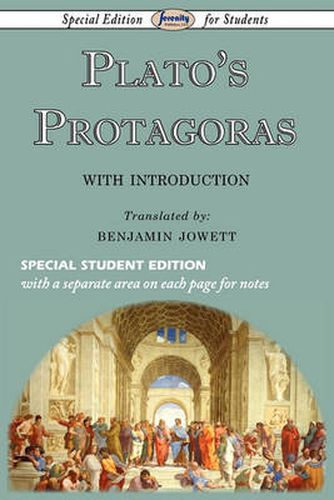 Cover image for Protagoras (Special Edition for Students)