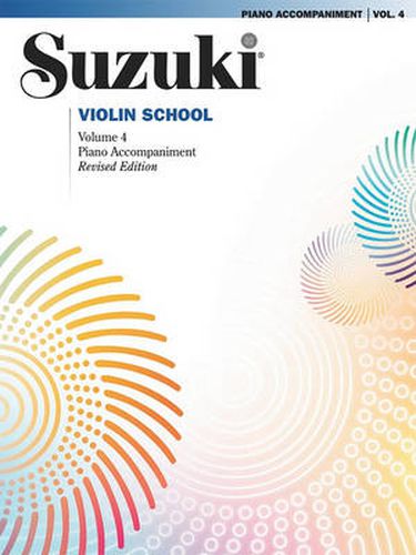 Cover image for Suzuki Violin School 4 - Piano Acc. (Revised)