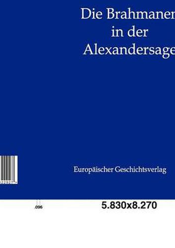 Cover image for Die Brahmanen in Der Alexandersage