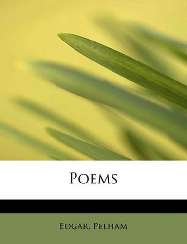 Cover image for Poems