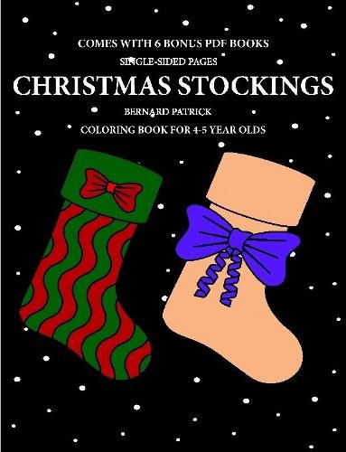 Cover image for Coloring Book for 4-5 Year Olds (Christmas Stockings)