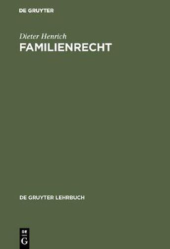 Cover image for Familienrecht