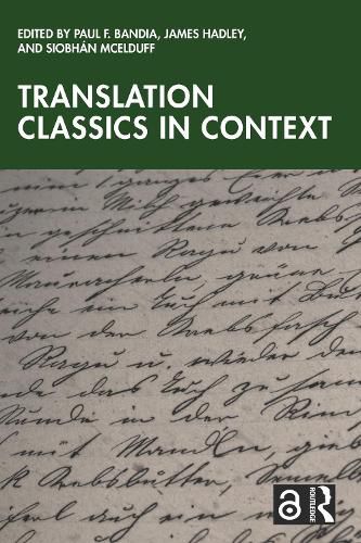 Cover image for Translation Classics in Context