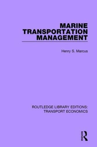 Cover image for Marine Transportation Management