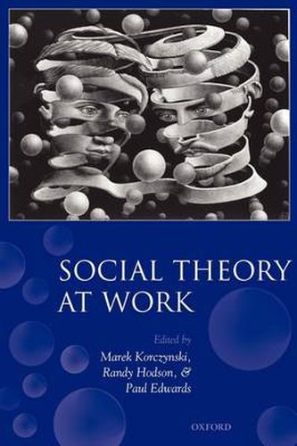 Cover image for Social Theory at Work