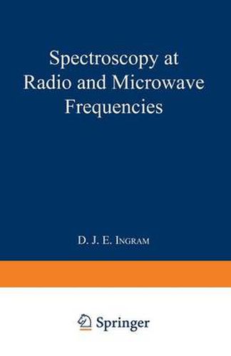 Cover image for Spectroscopy at Radio and Microwave Frequencies