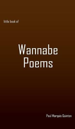 Cover image for little book of Wannabe Poems