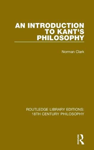 Cover image for An Introduction to Kant's Philosophy