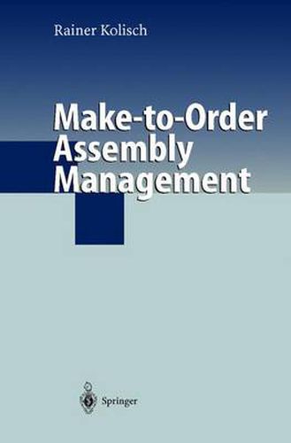 Cover image for Make-to-Order Assembly Management