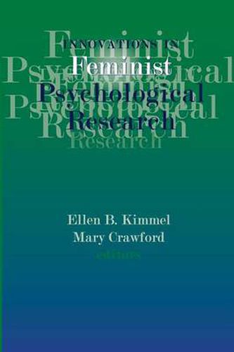 Cover image for Innovations in Feminist Psychological Research