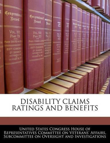 Cover image for Disability Claims Ratings and Benefits