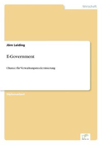 Cover image for E-Government: Chance fur Verwaltungsmodernisierung