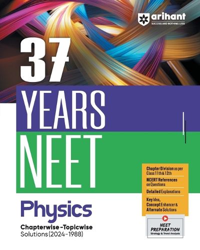 Cover image for 37 Years Neet Physics Chapterwise-Topicwise Solutions (2024-1988)