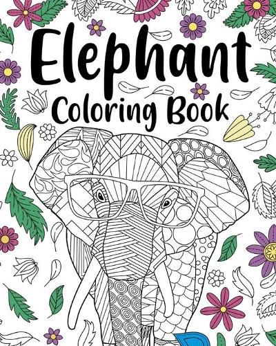 Cover image for Elephant Coloring Book