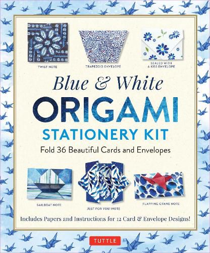 Cover image for Blue & White Origami Stationery Kit