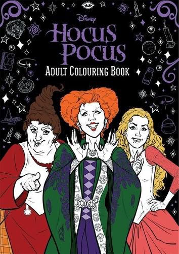 Cover image for Hocus Pocus: Adult Colouring Book (Disney)