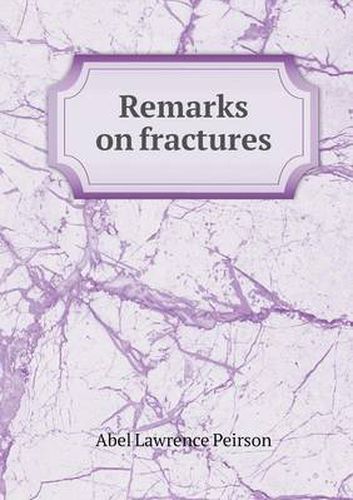 Cover image for Remarks on fractures