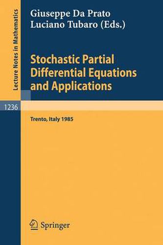 Cover image for Stochastic Partial Differential Equations and Applications: Proceedings of a Conference held in Trento, Italy, September 30 - October 5, 1985