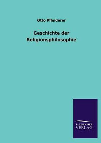 Cover image for Geschichte der Religionsphilosophie