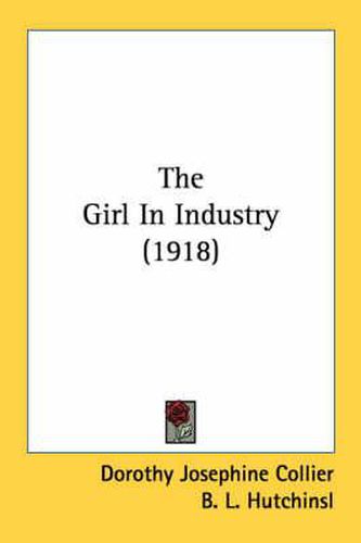 Cover image for The Girl in Industry (1918)