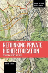 Cover image for Rethinking Private Higher Education: Ethnographic Perspectives