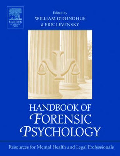 Cover image for Handbook of Forensic Psychology: Resource for Mental Health and Legal Professionals