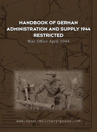 Handbook of German Administration and Supply 1944