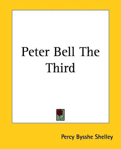 Cover image for Peter Bell The Third