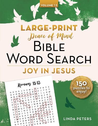 Cover image for Peace of Mind Bible Word Search: Joy in Jesus