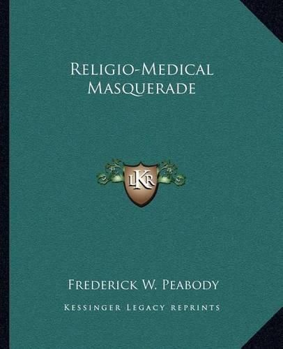 Religio-Medical Masquerade