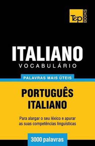 Cover image for Vocabulario Portugues-Italiano - 3000 palavras mais uteis