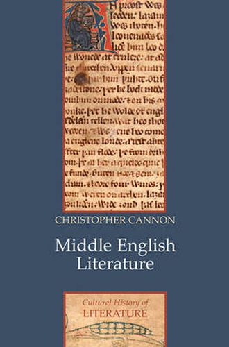 Cover image for Middle English Literature: A Cultural History