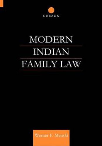 Cover image for Modern Indian Family Law